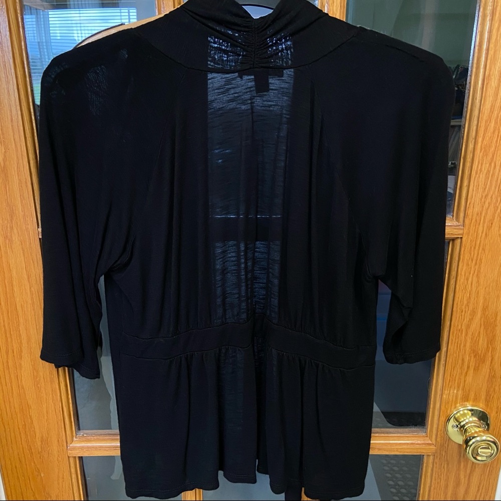 AB Studio Black Lightweight Jacket